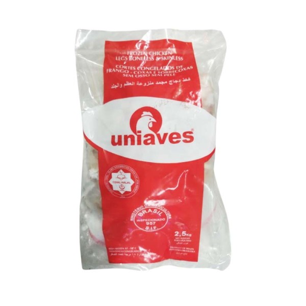 Chicken Leg Boneless Uniaves 2.5kg