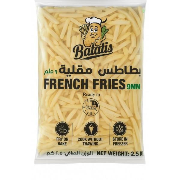 French Fries 9mm Batatis 2.5kg