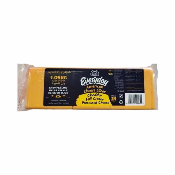 Sundale Cheese Slices Orange 1.05kg