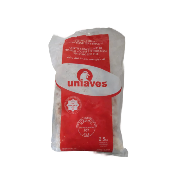 Chicken Leg Boneless Uniaves 2.5kg