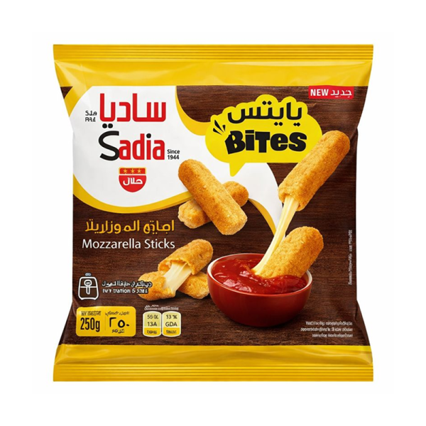 Breaded Mozzarella Sticks 250gm Sadia