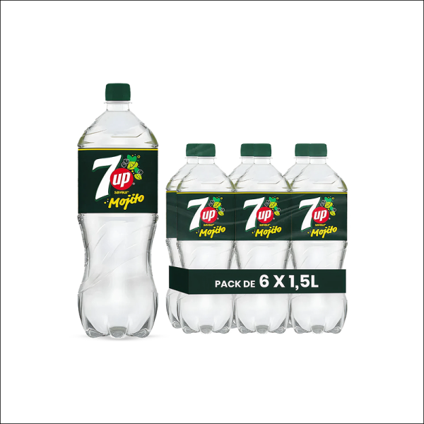 7Up Mojito Plastic Bottle 6x1.5ltr