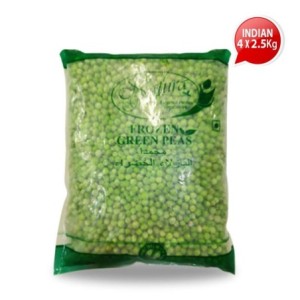 Frozen Green Peas Natura Indian 4x2.5kg