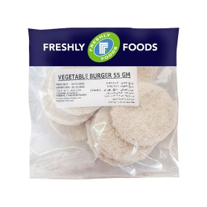 Vegetable Burger Plain 55Gm Freshly